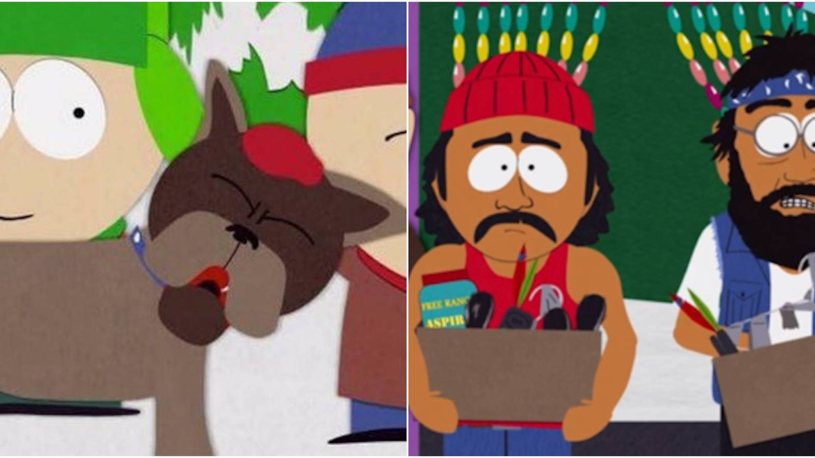 south park sparky and cheech and chong cameo