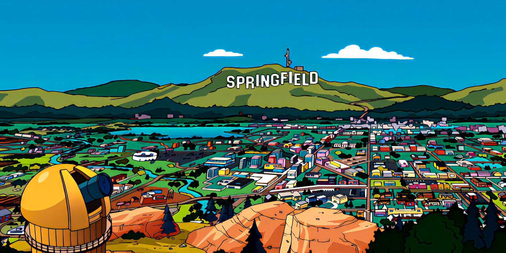Springfield Panorama Simpsons