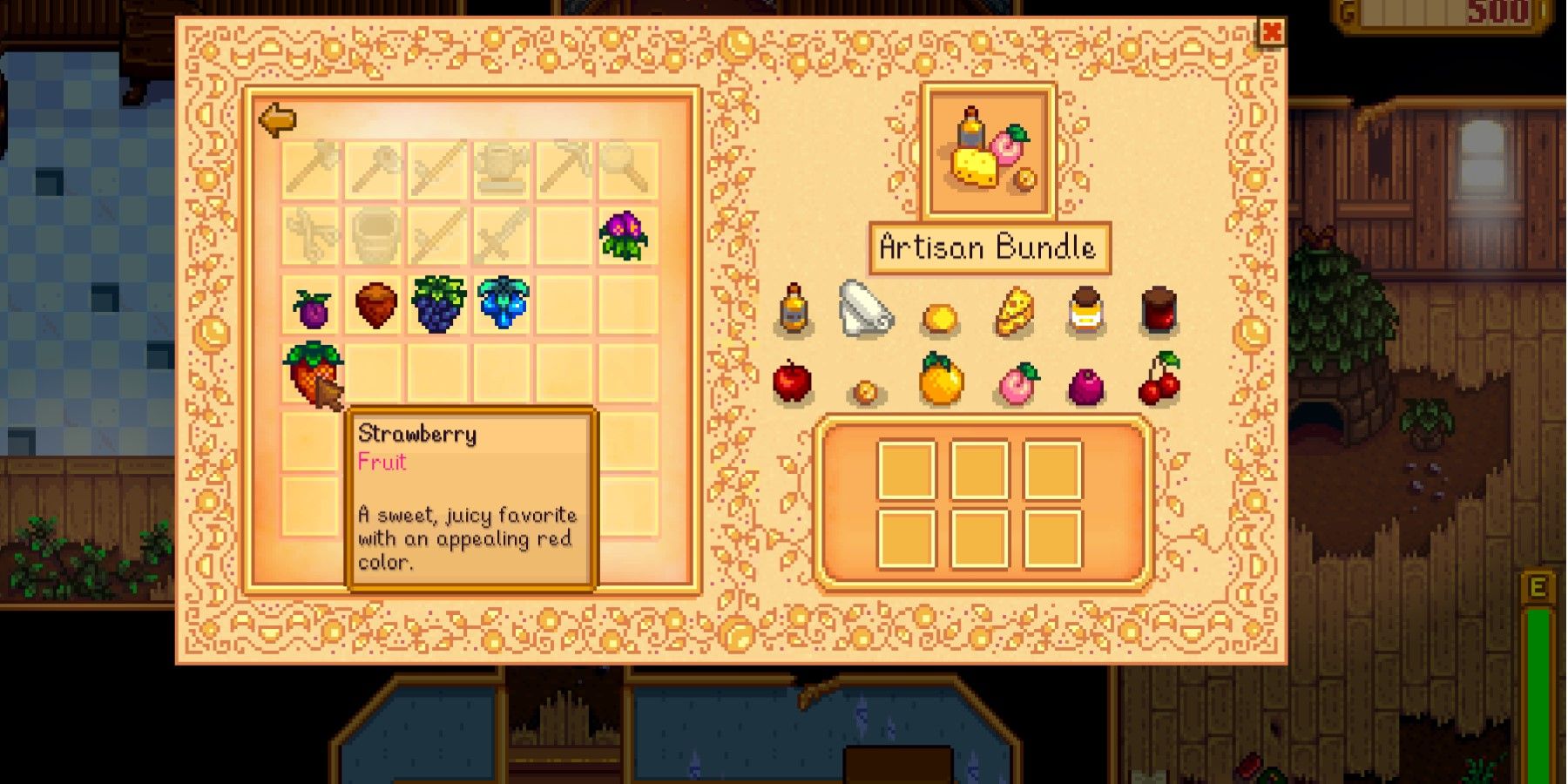 stardew valley community center bundle fishing guide