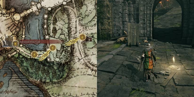 stormveil castle location on the map in elden ring