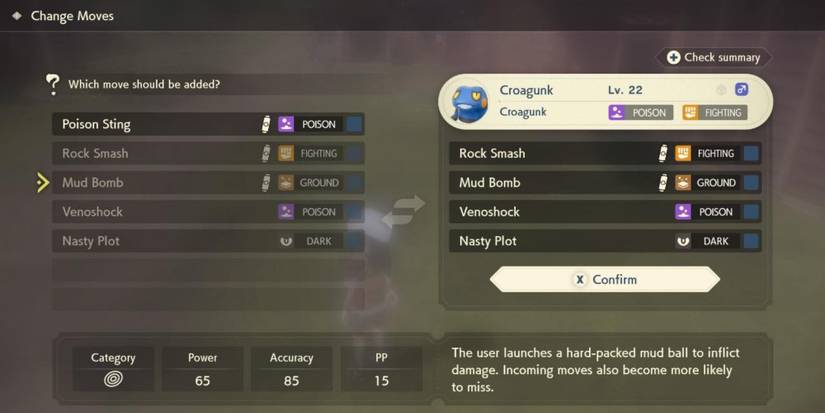 swaping moves in pokemon