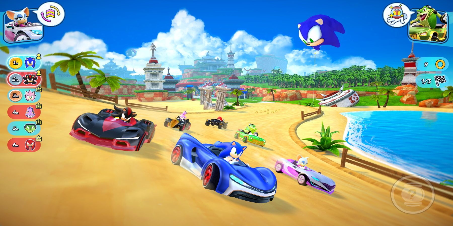 Скриншот геймплея Team Sonic Racing