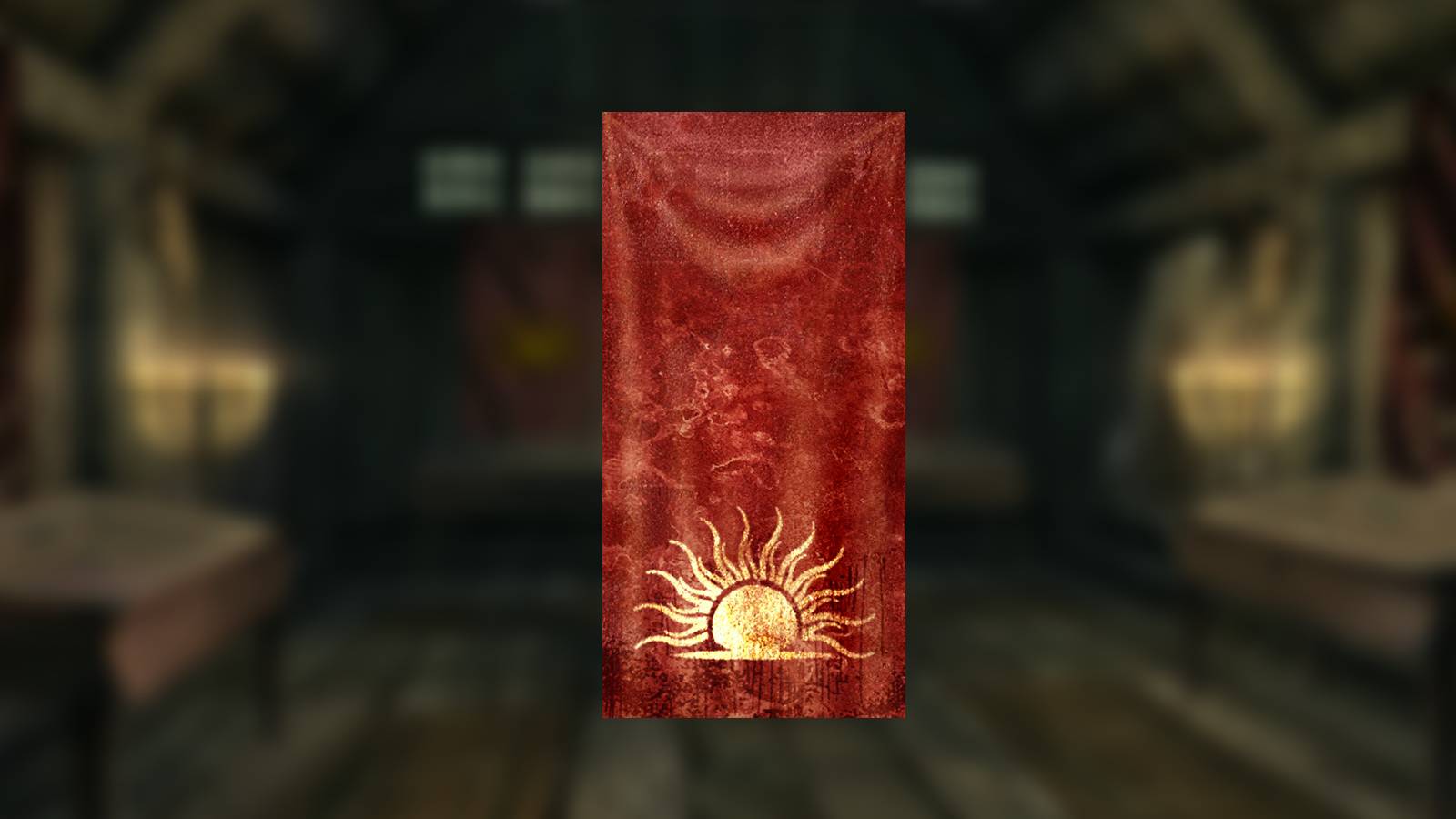the elder scrolls mythic dawn symbol over museum dawnstar