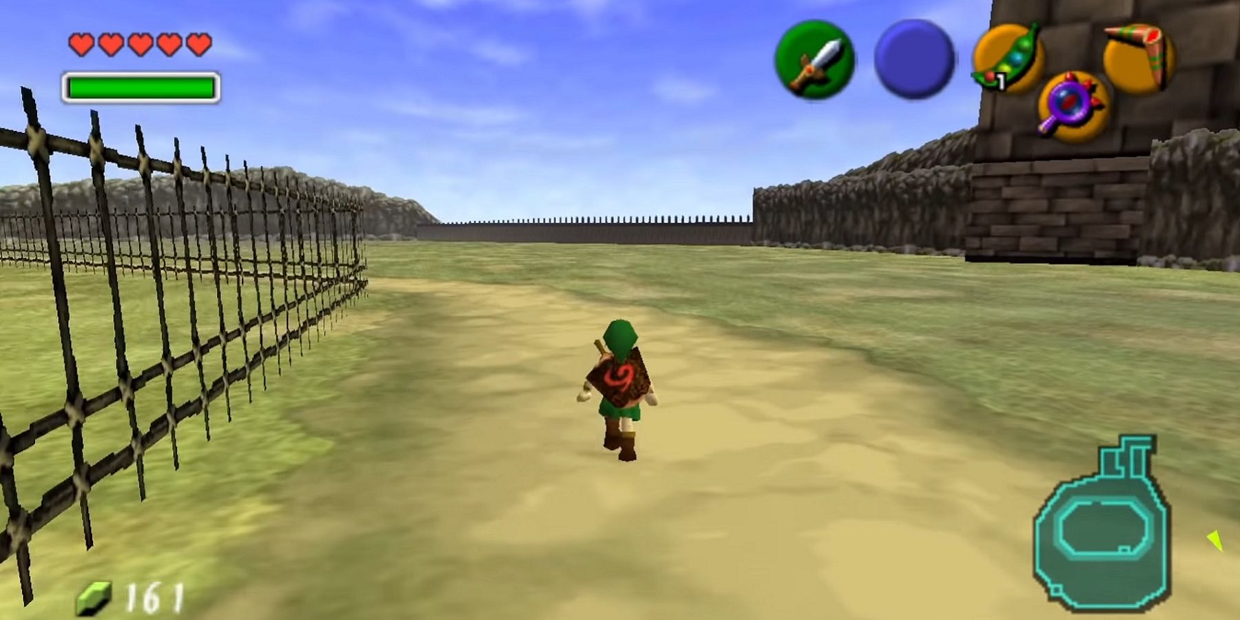 Zelda: Ocarina of Time PC port gameplay 