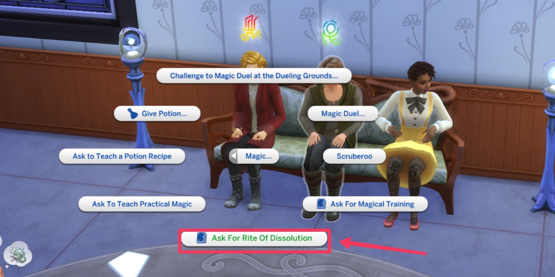 the rite of dissolution in the sims 4