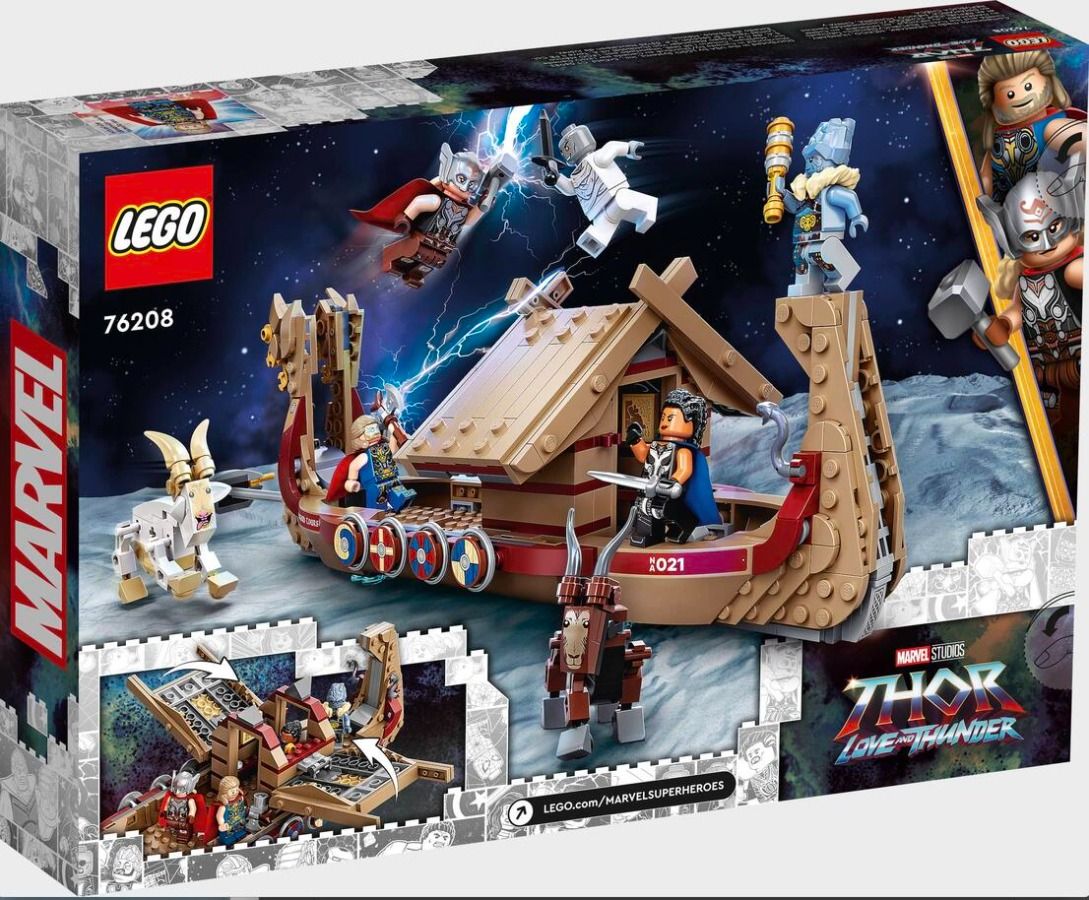 Thor: Love and Thunder The Goat Boat Lego box