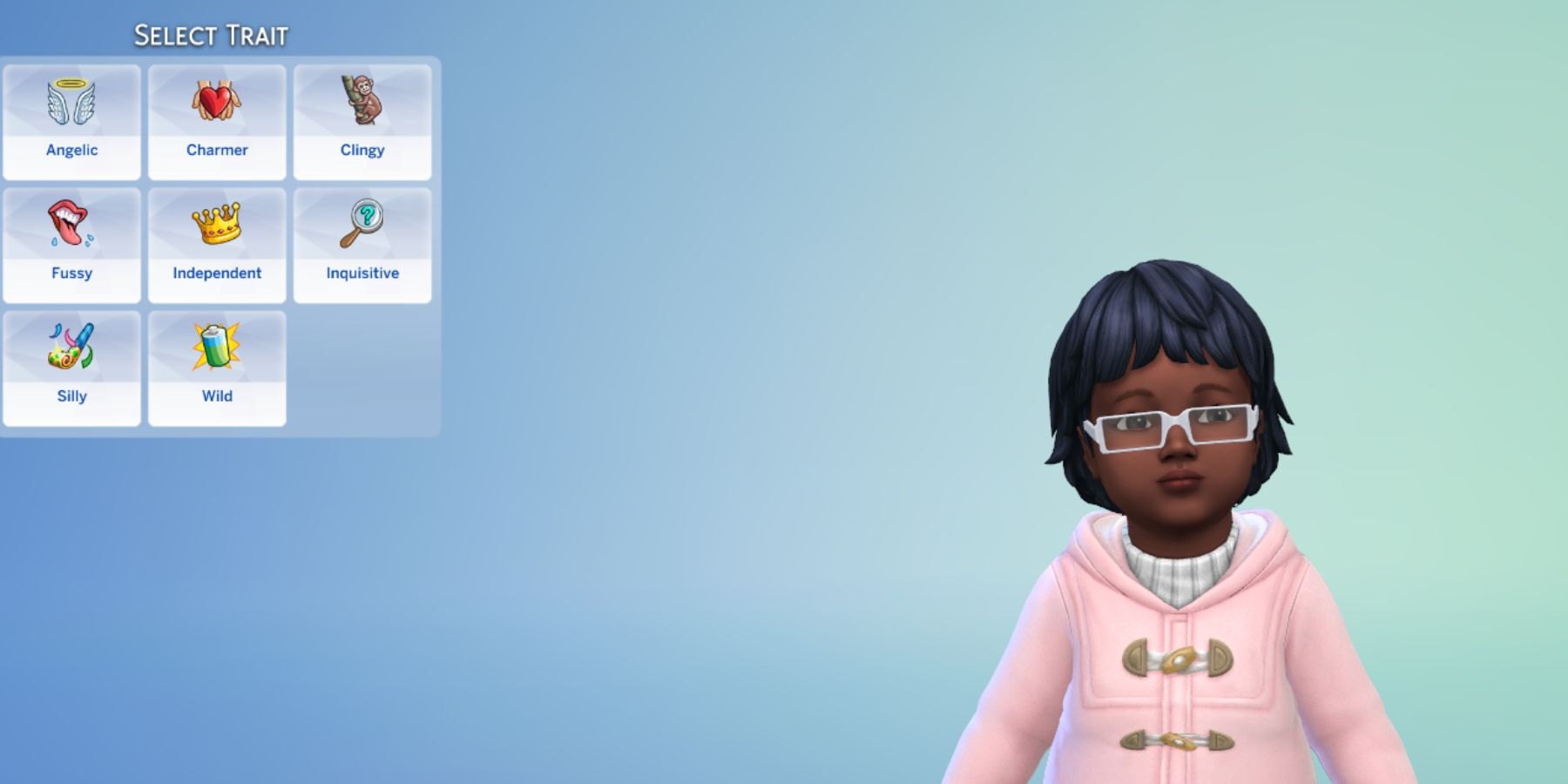 toddler traits in the Sims 4