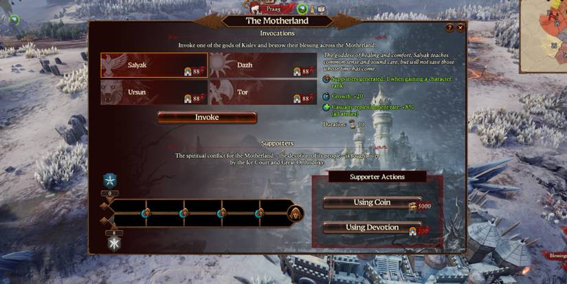 Total War Warhammer 3 Kislev Motherland Screen