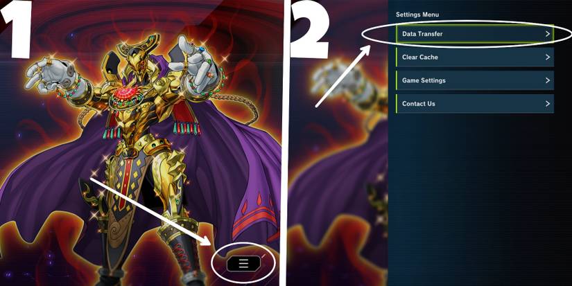 transfer from 1 and 2 in Yu-Gi-Oh! Master Duel