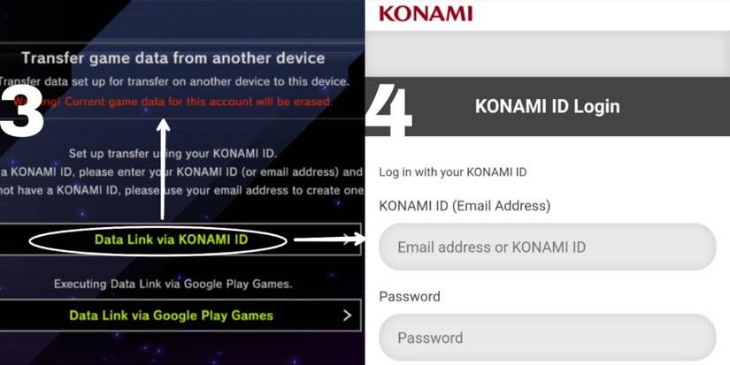 transfer from 3 and 4 in Yu-Gi-Oh! Master Duel