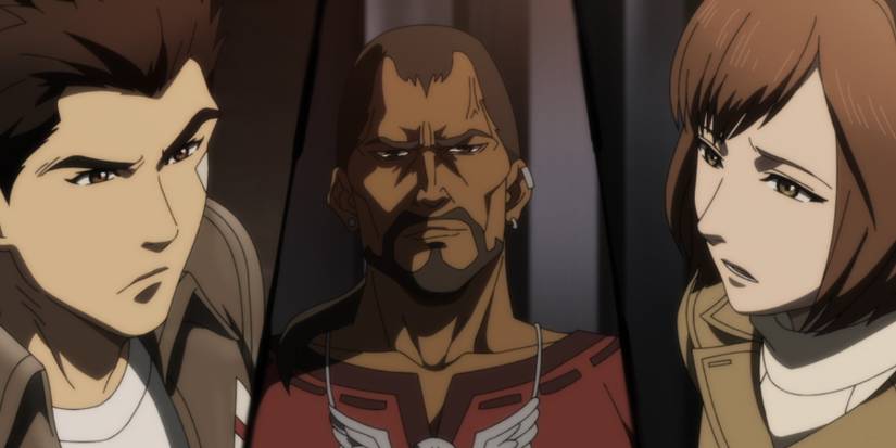 Terry Ryan Ryo Hazaki and Nozomi Harasaki split image anime