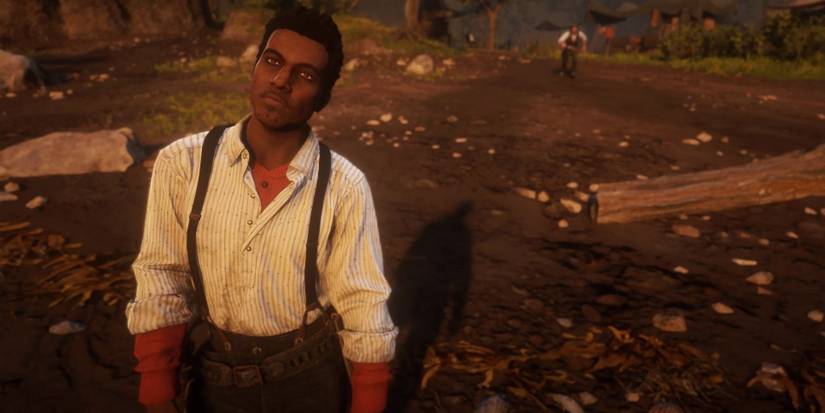 Red Dead Redemption 2 Lenny Summers standing and looking at camera