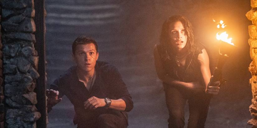 uncharted movie nate and chloe