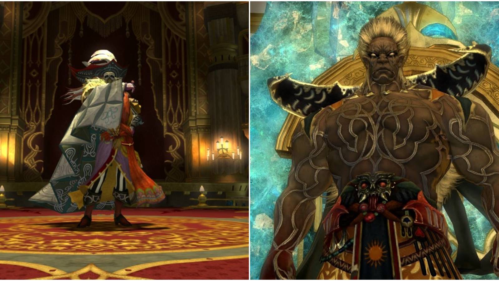 Split image of Amon and Xande.