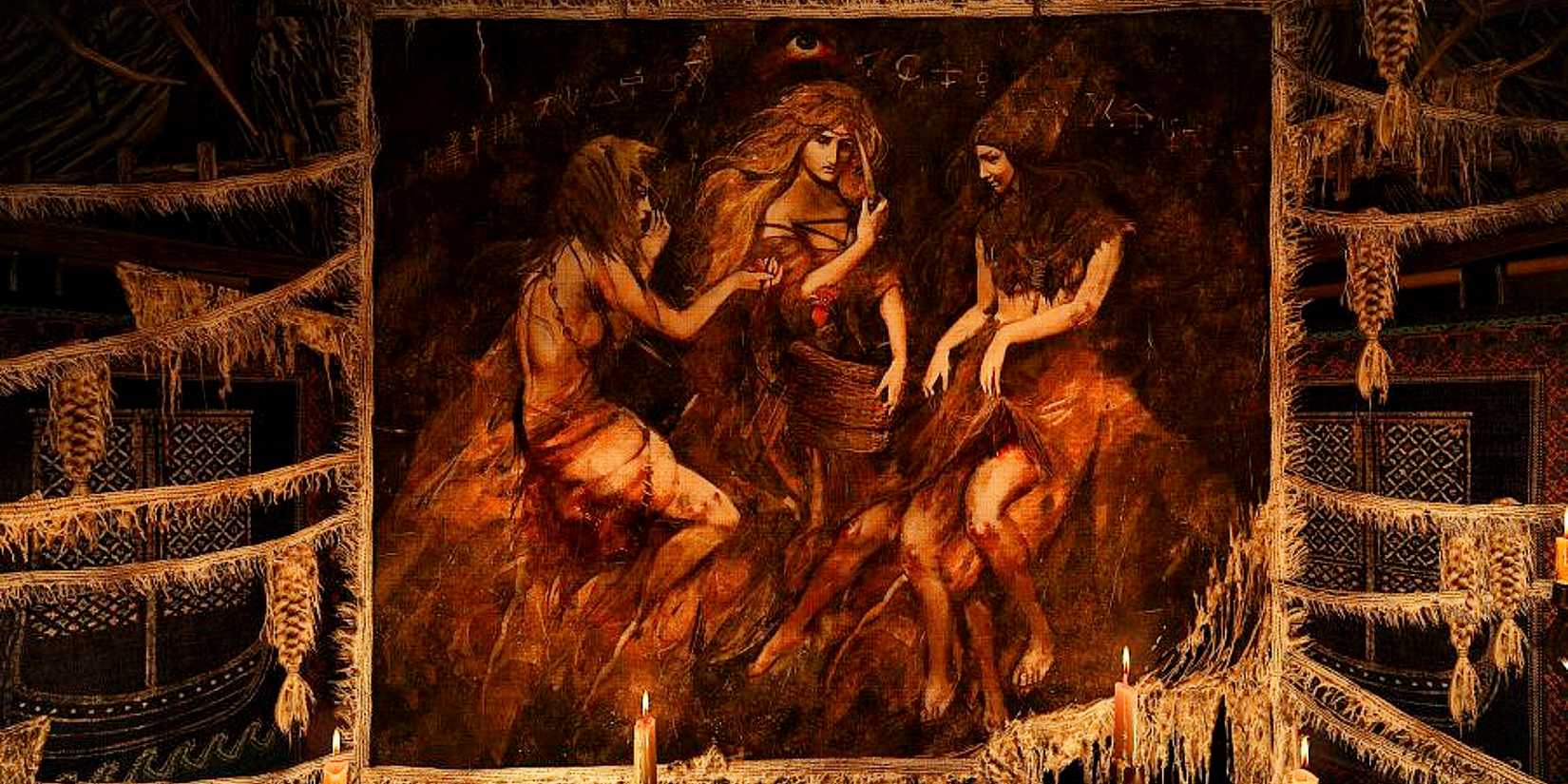 witcher 3 crones of crookback bog ladies of the wood tapestry