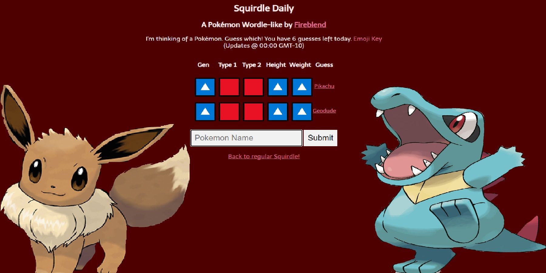 Pokémon meets Wordle with 'Squirdle' where you have guess the monster