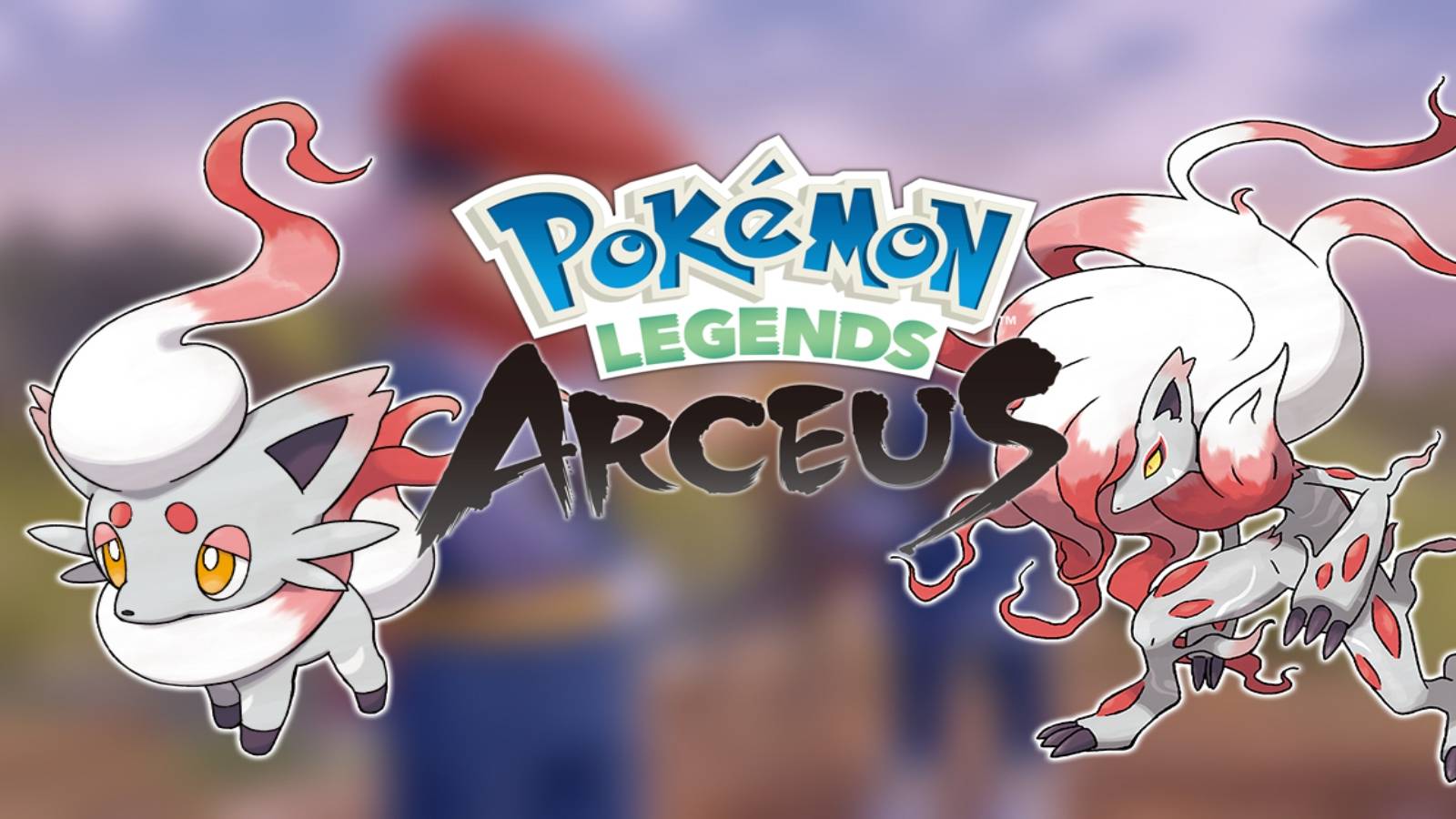 zorua and zoroark hisuian pokemon legends arceus