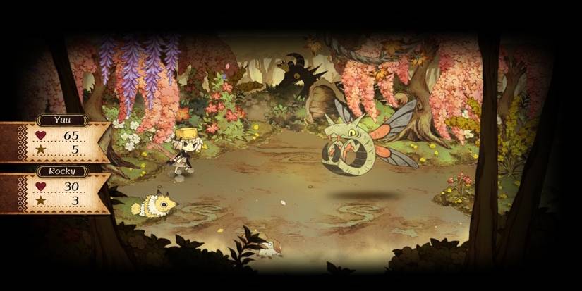 1 Fighting a battle in The Cruel King and the Great Hero