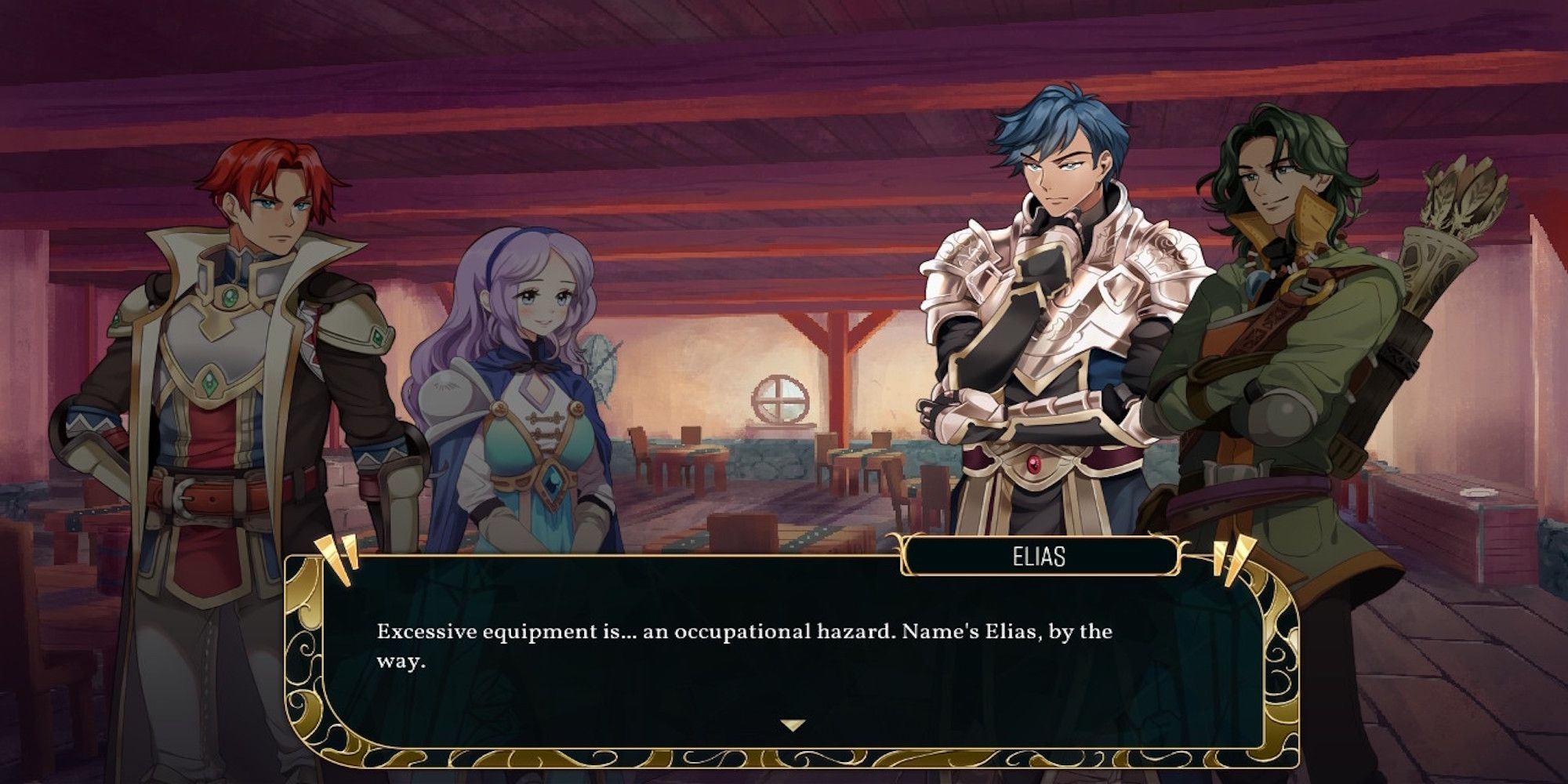 A cutscene featuring characters from Dark Deity