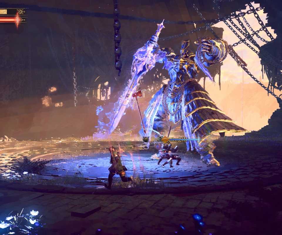 Fighting monsters in Babylon's Fall
