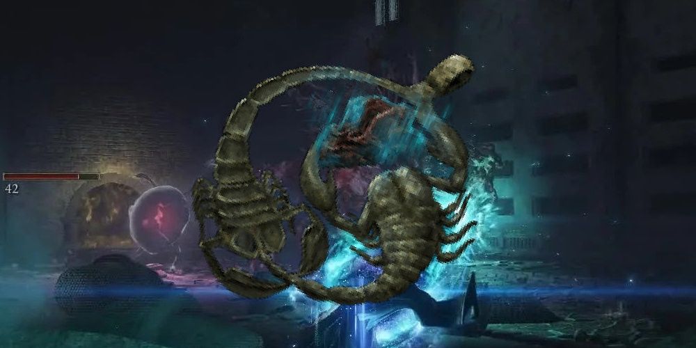 Image of the Magic Scorpion from Elden Ring.