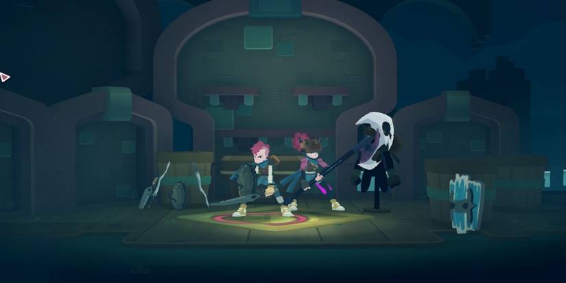 The equipment menu in Young Souls