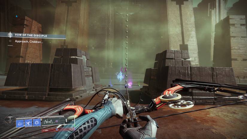 destiny 2 the witch queen expansion vow of the disciple raid first chest solo projection of savathun pyramid construct location sparrow race pervading darkness debuff