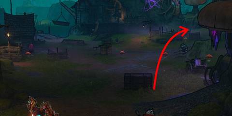 6th Lucky Dice Location in Weepwild Dankness in Tiny Tina’s Wonderlands.