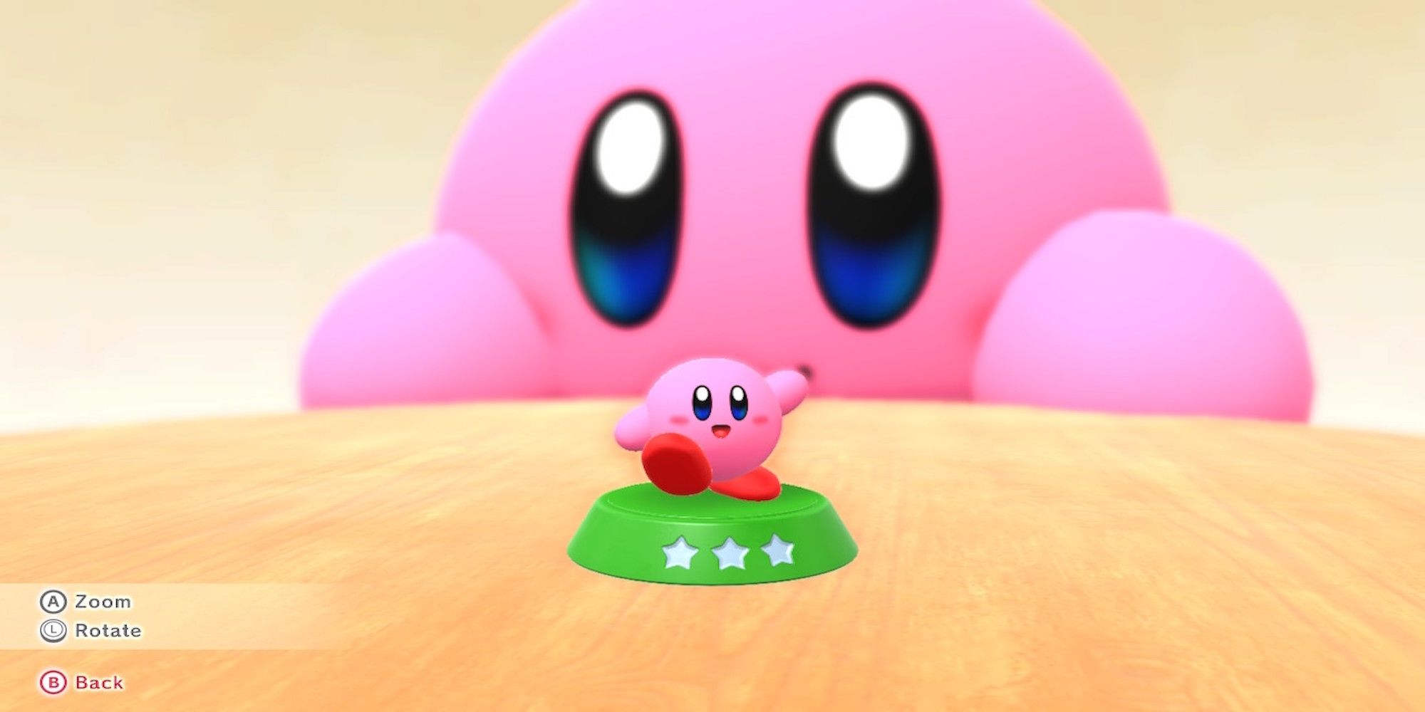 Изучение фигурок в Kirby and the Forgotten Land