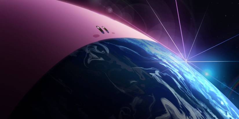 A Kirby meme involving him eating Earth