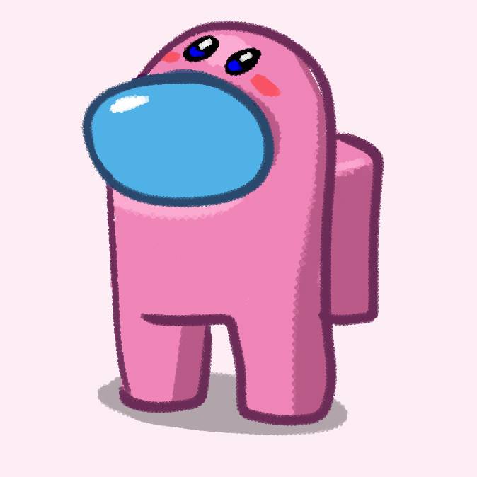 A Kirby meme involving Among Us