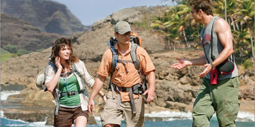 Milla Jovovich, Steve Zahn and Timothy Olyphant in The Perfect Getaway