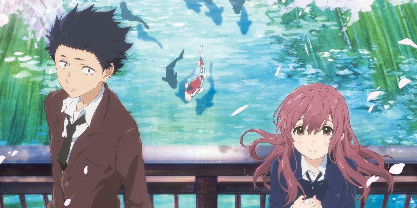 A Silent Voice featuring main characters Shoya and Shoko