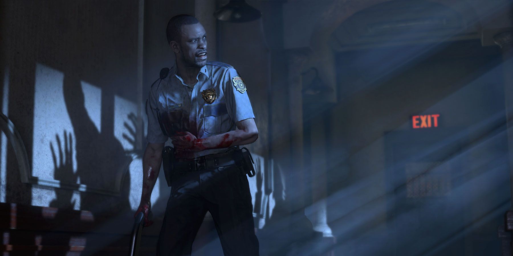 A police officer in Raccoon City