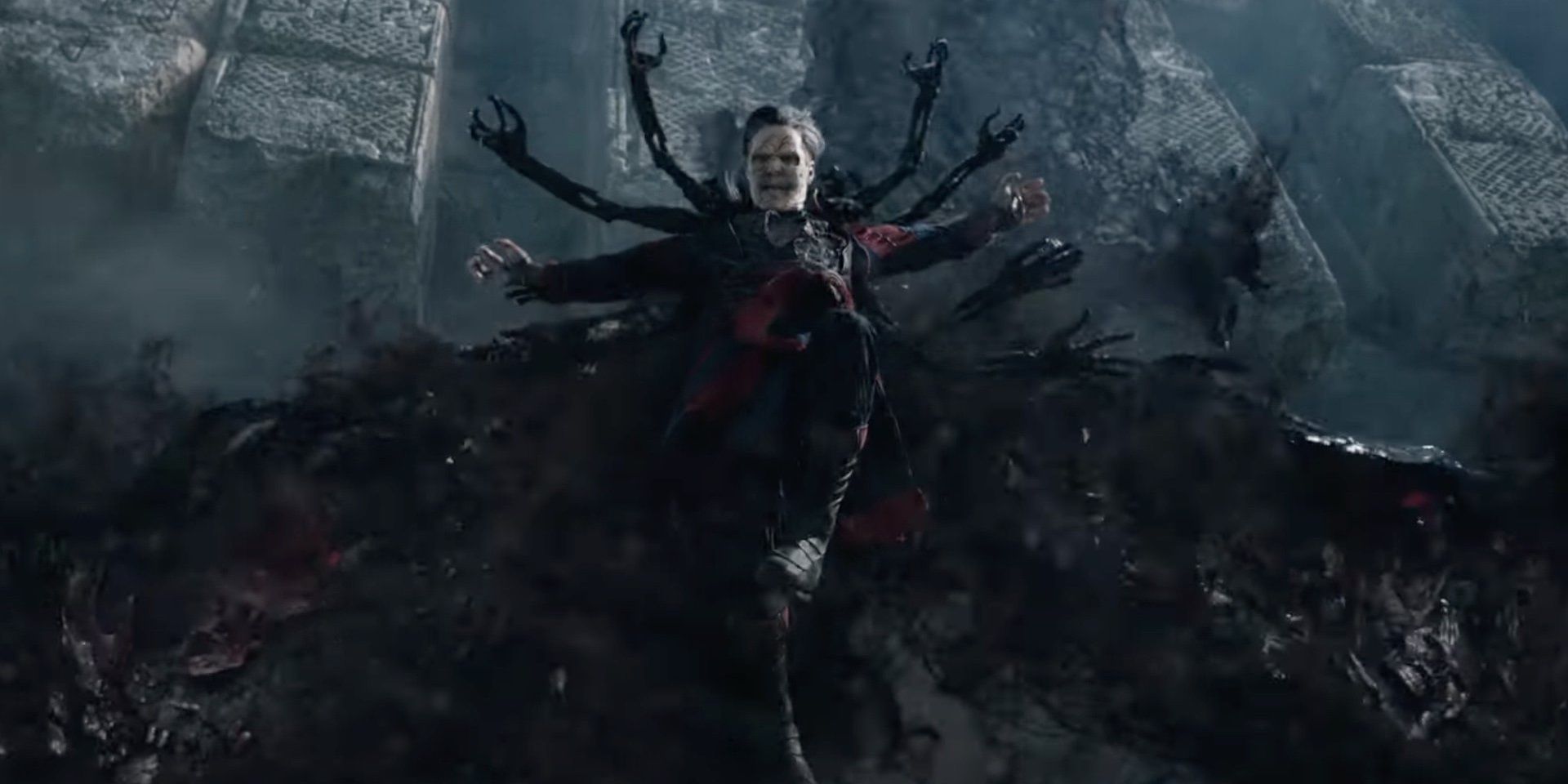 A zombified sorcerer in the Doctor Strange 2 trailer