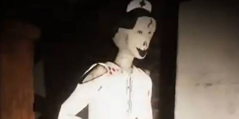 The nurse from AfterHours chases the player