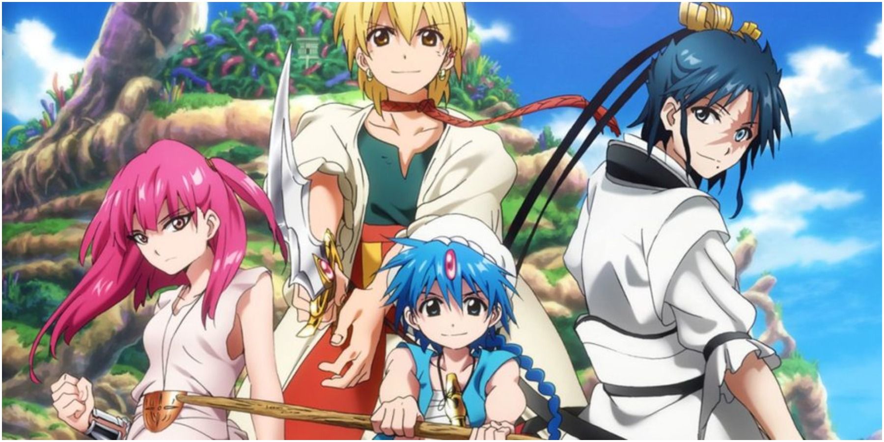 Aladdin & His Friends From Magi: The Labyrinth Of Magic