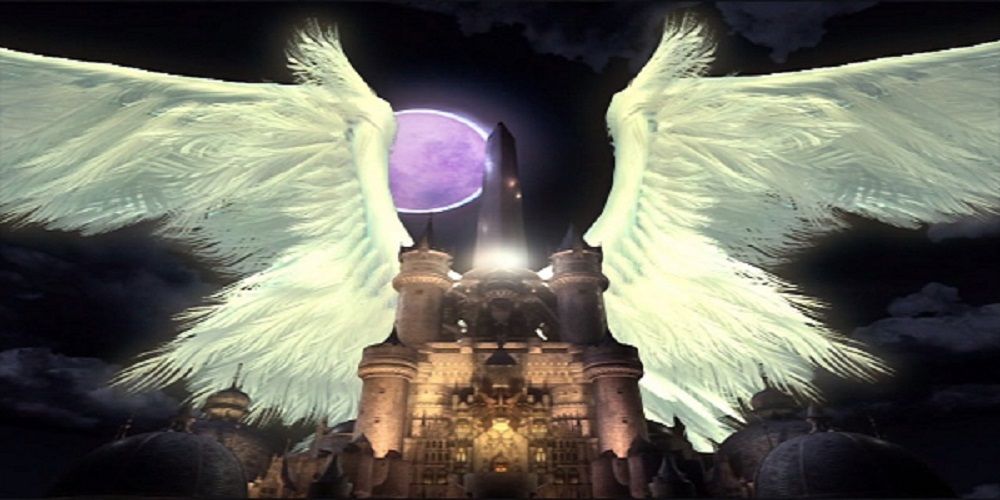 Final Fantasy 9 Alexander's wings defending Alexandria Castle