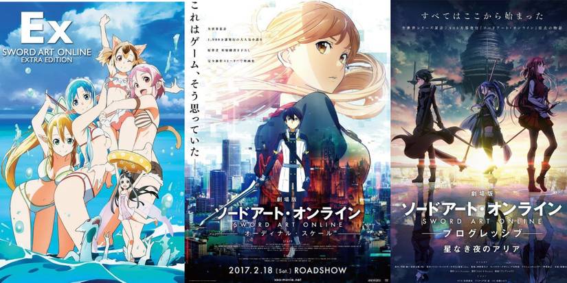 All Sword Art Online Movies Ordinal Scale Progressive