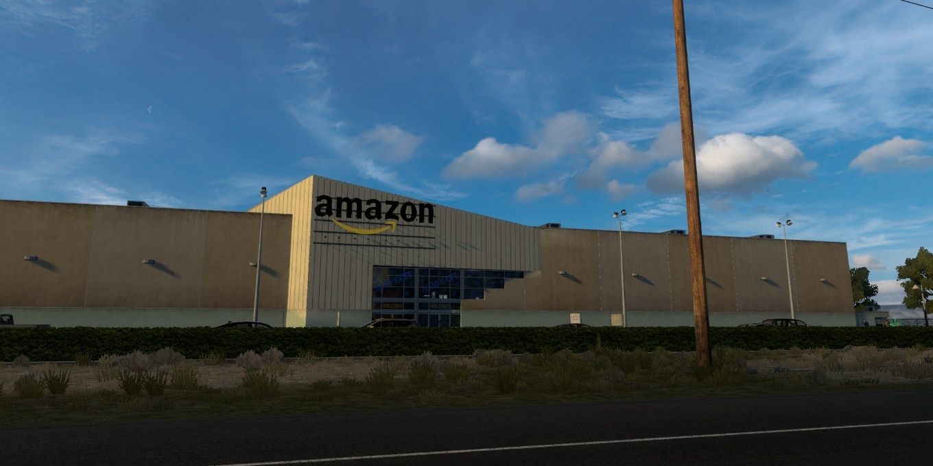 American Truck Simulator Amazon Warehouse