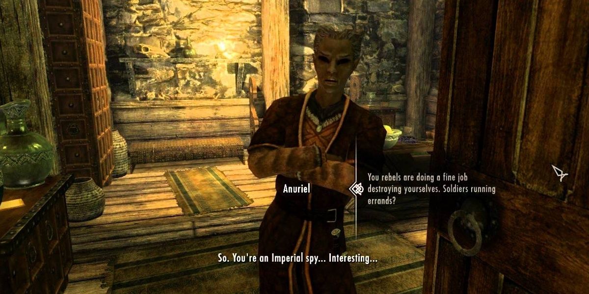 Anuriel Skyrim In Conversation With The Dragonborn