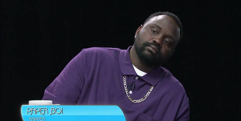 Atlanta "Paper Boi" as a guest on the talk show Montague