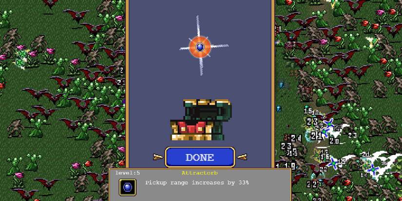 The Attractorb accessory in Vampire Survivors