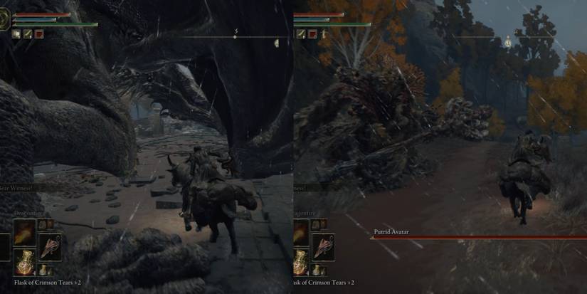 Avoiding the dragon and avatar bosses in Elden Ring