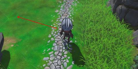 Road on the Overworld Map, with an arrow pointing to Bach Stabb in Tiny Tina's Wonderlands.