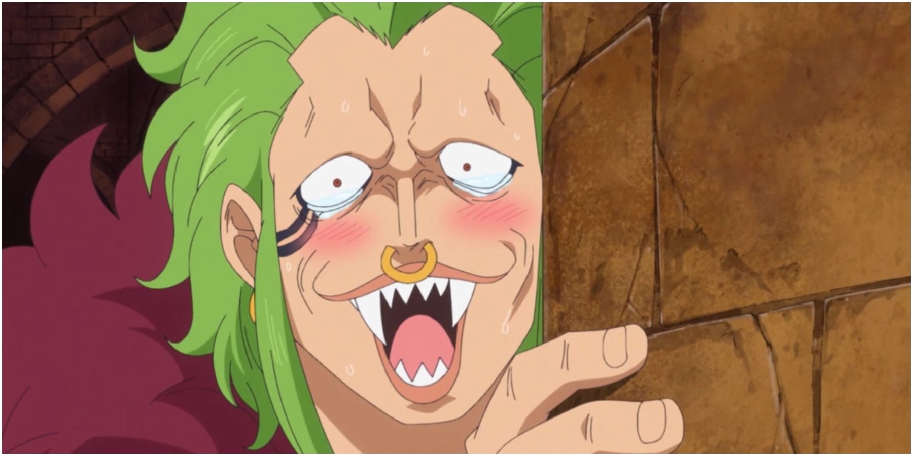 One Piece Bartolomeo Being Shy Because Of Luffy