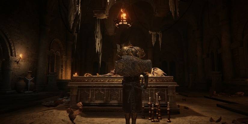 Tarnished Wielding the Beastman's Jar In Elden Ring