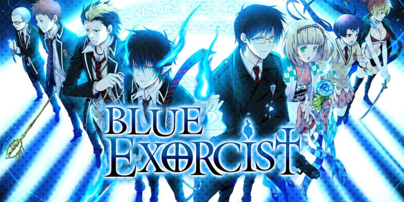 Rin, Yukio and the gang from Blue Exorcist