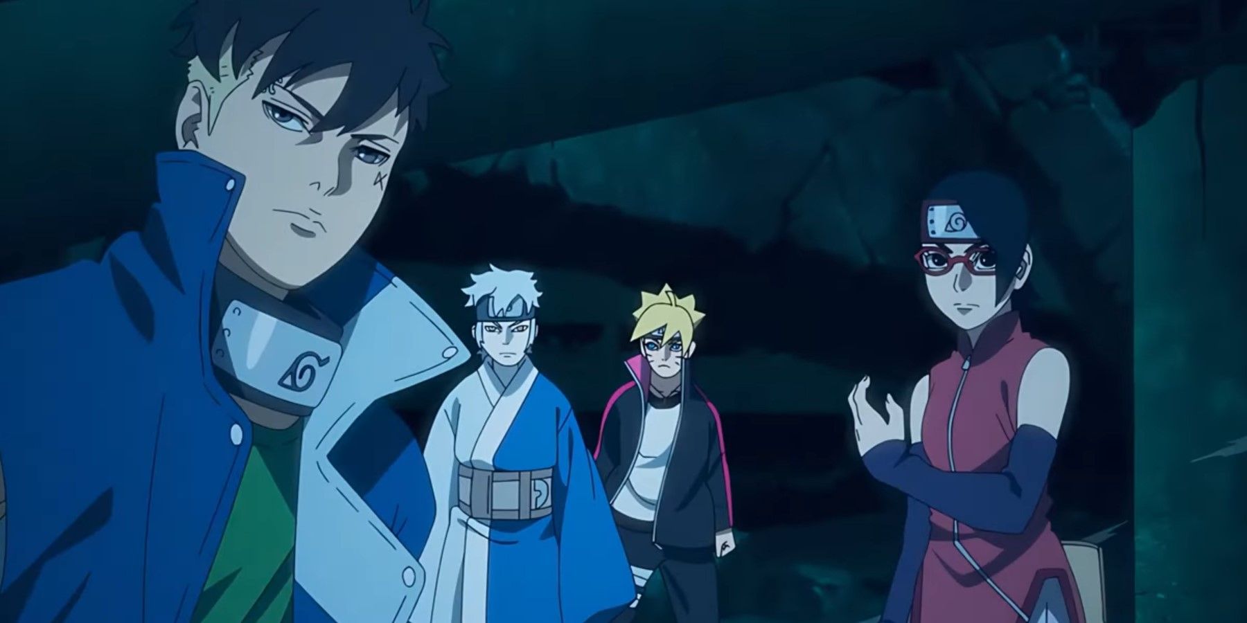 Boruto opening featuring the main cast