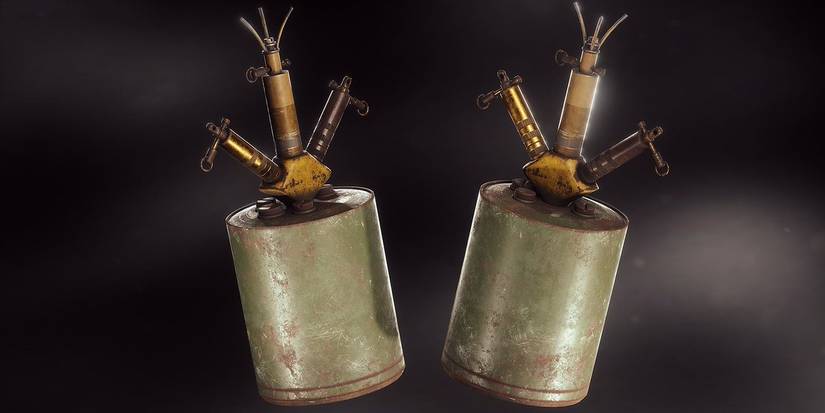 The AP Mine, or the Bouncing Betty, from Battlefield 5